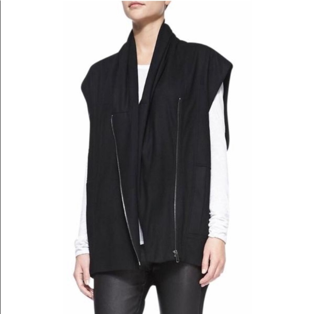 NWOT. Helmut Lang oversized wool vest